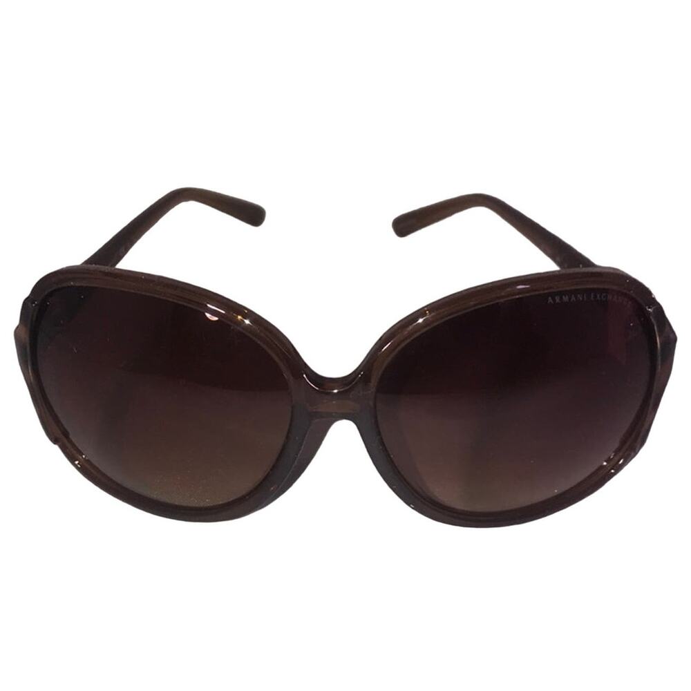 Armani Exchange Brown Print Sunglasses New